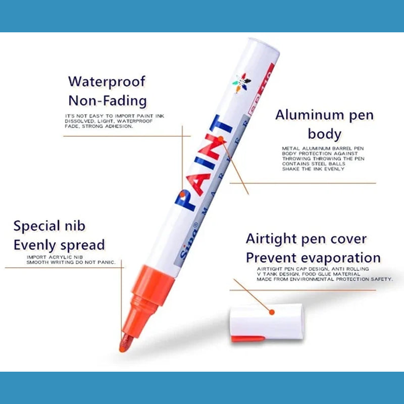 Waterproof Tire Paint Pen