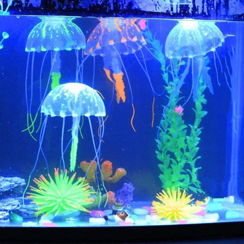 Glowing Fish Jellyfish Tank Aquarium Decoration