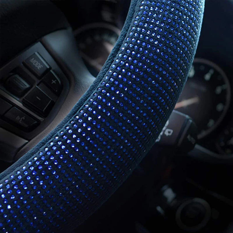 Rhinestone Steering Wheel Cover