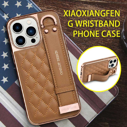 ✨Xiaoxiangfeng Leather Wristband Phone Case