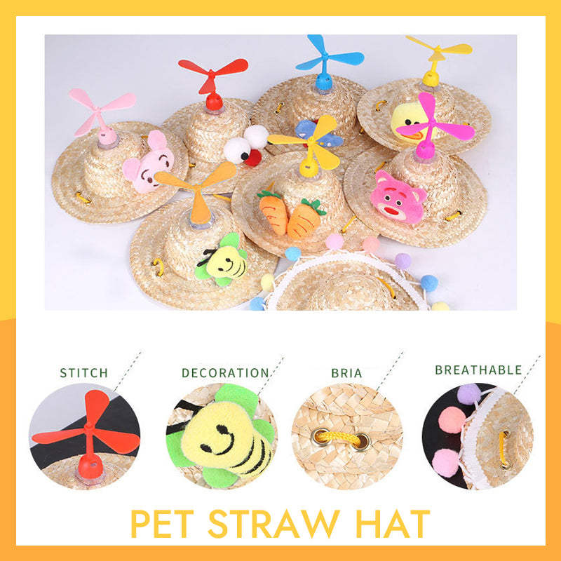 Pet Straw Hat