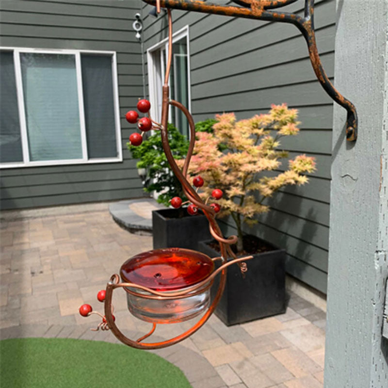 Red Berries Hummingbird Feeder