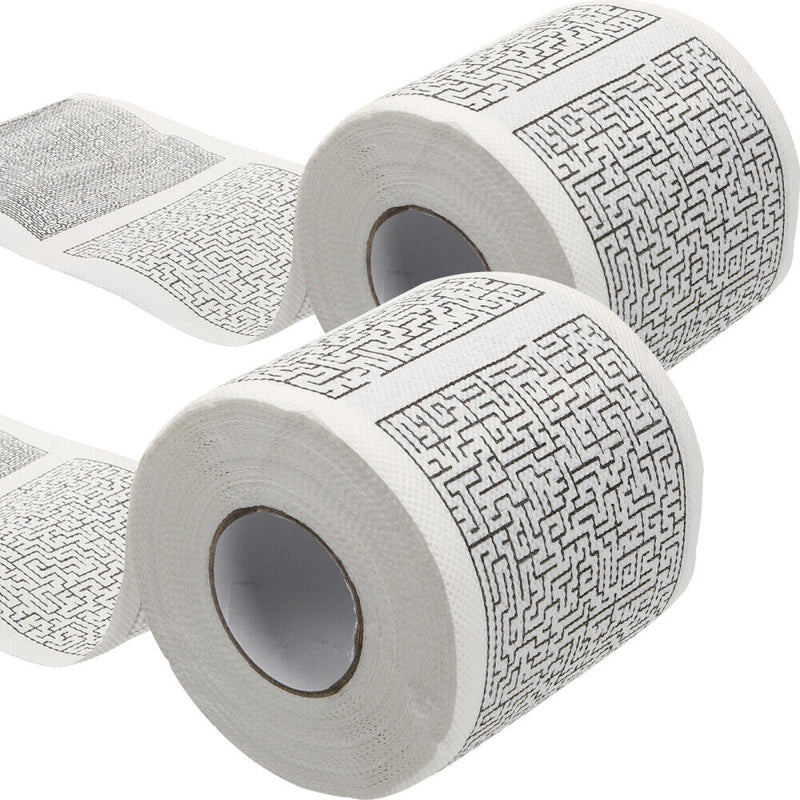 Printed Roll Maze Tissue