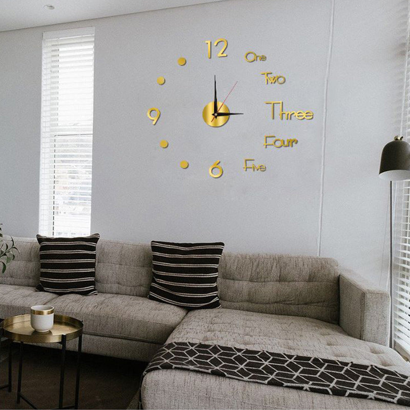 Luminous Wall Clock Wall Sticker