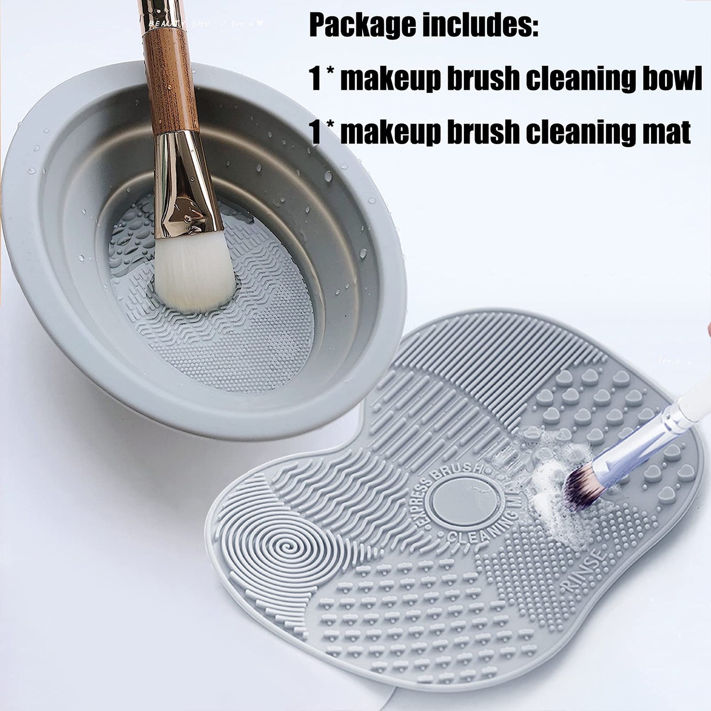 Silicone Makeup Brush To Clean Bowl