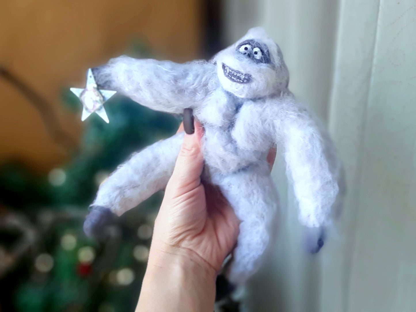 Christmas Tree Topper 🎄Abominable Snowman⛄