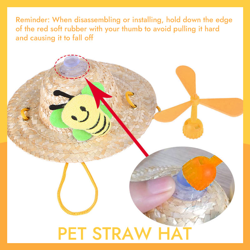 Pet Straw Hat