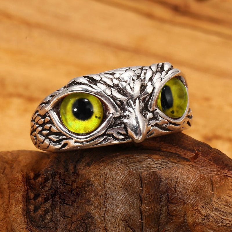 Owl Eye Vintage Statement Jewelry Ring