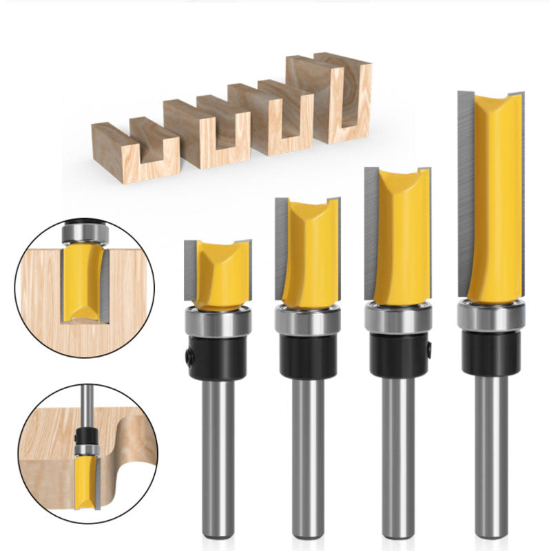 Pattern Flush Trim Router Bit Set