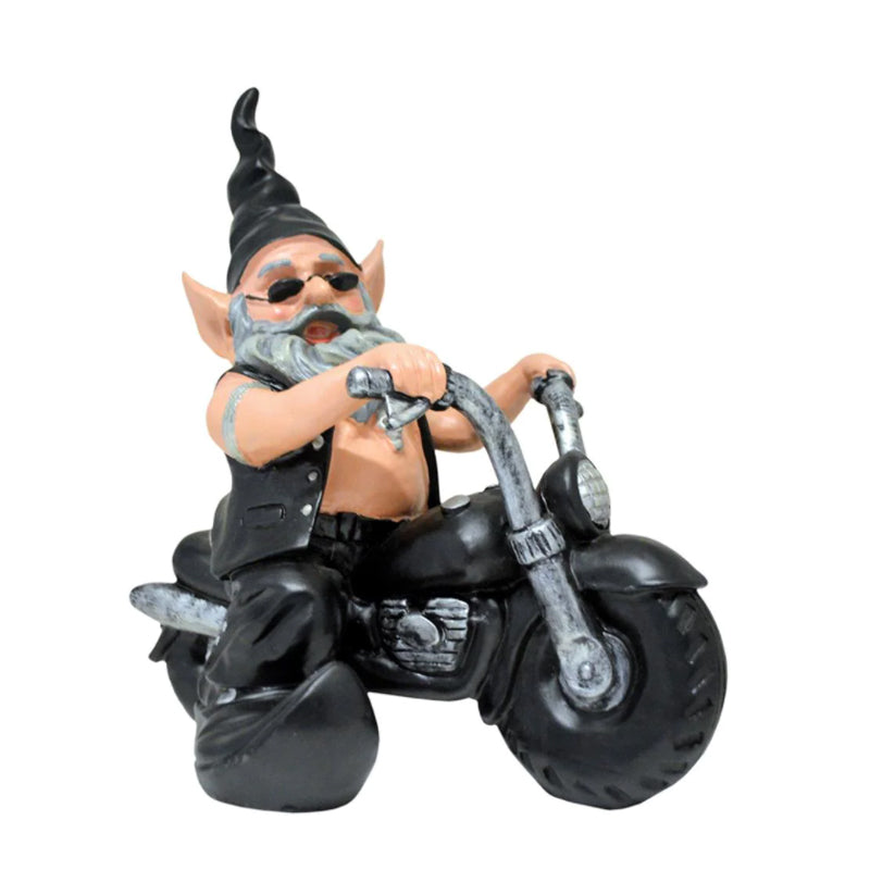 Gnomes Statue Motorcycle Bikers