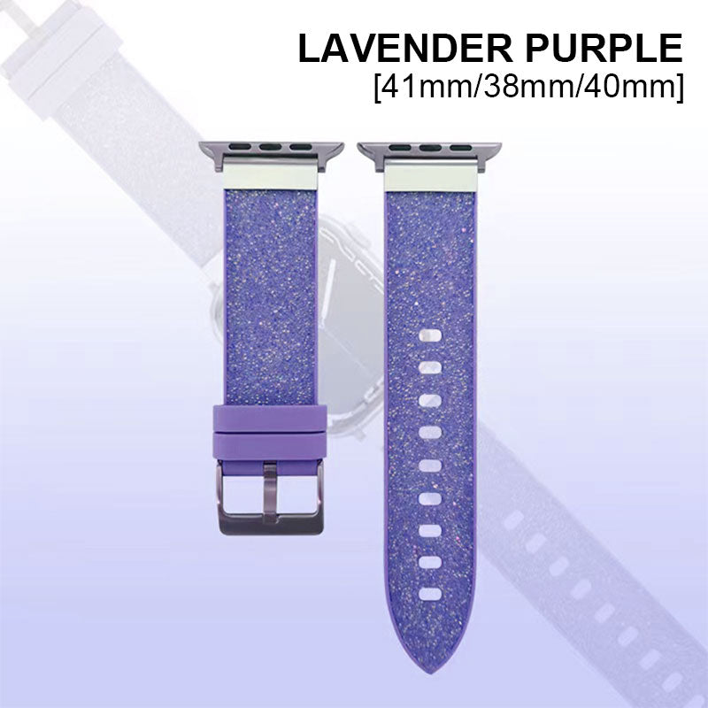 Star Diamond Silicone Watch Strap