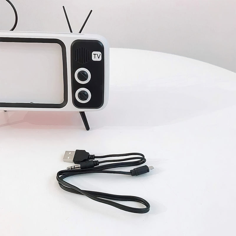 Retro TV BlueTooth Speaker Mobile Phone Holder