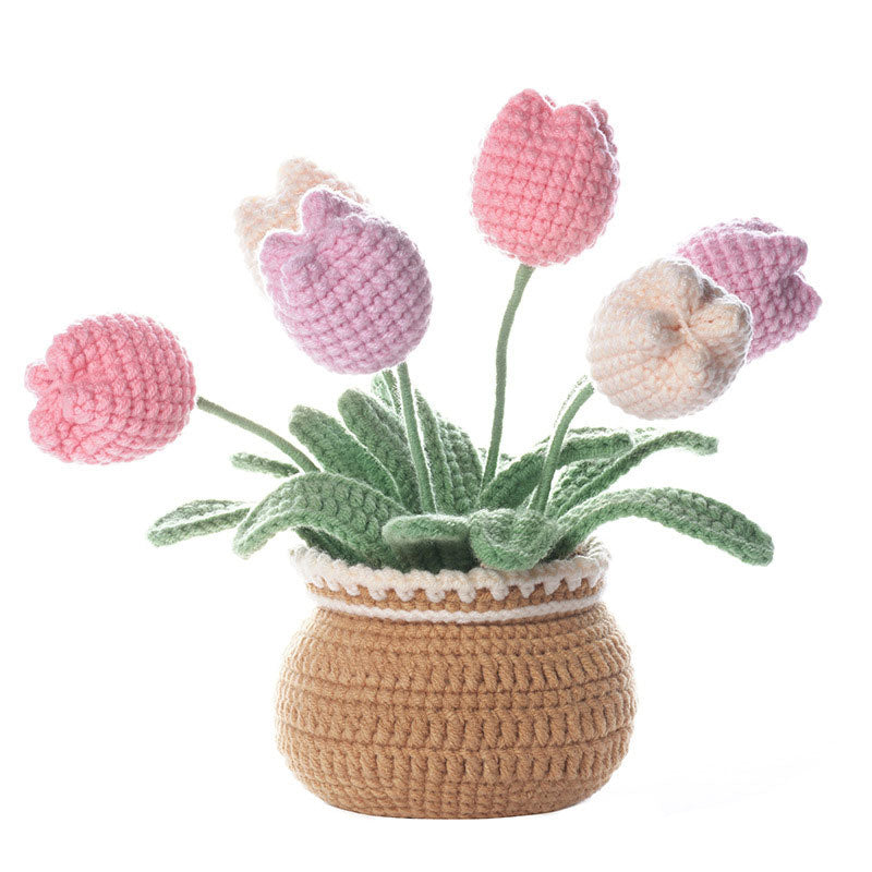 DIY Wool Big Potted Plant