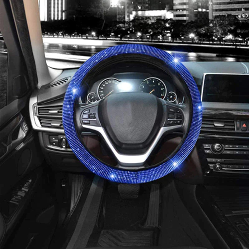 Rhinestone Steering Wheel Cover