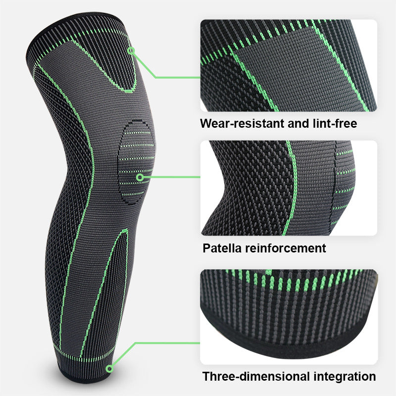 Knit Cycling Long Strap Knee Pads