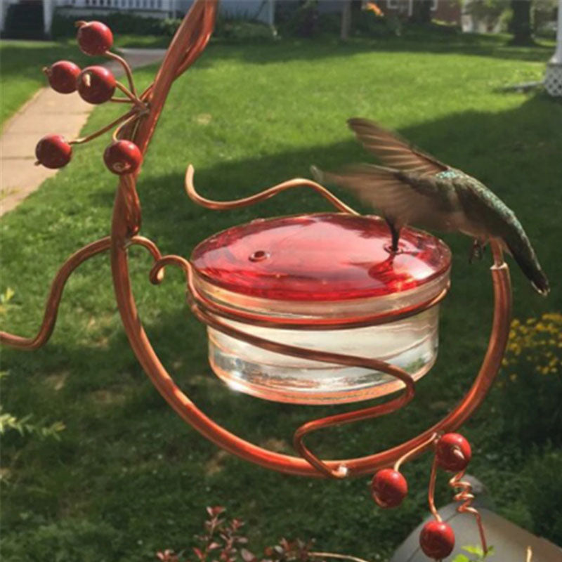 Red Berries Hummingbird Feeder