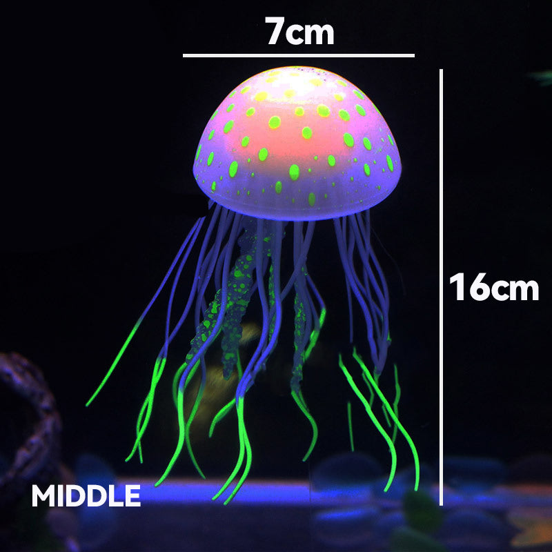 Glowing Fish Jellyfish Tank Aquarium Decoration