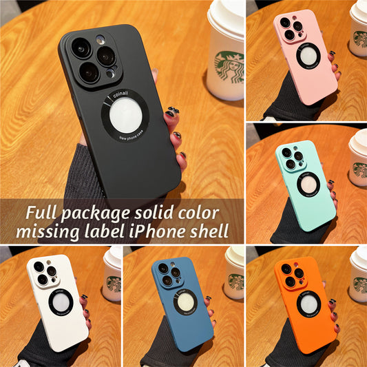 All-inclusive Solid Color Missing Label Mobile Phone Case