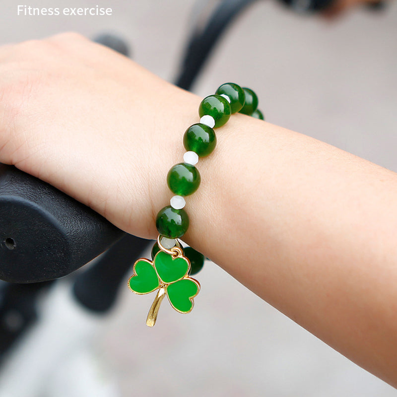 St. Patrick's Day Shamrock Bracelet