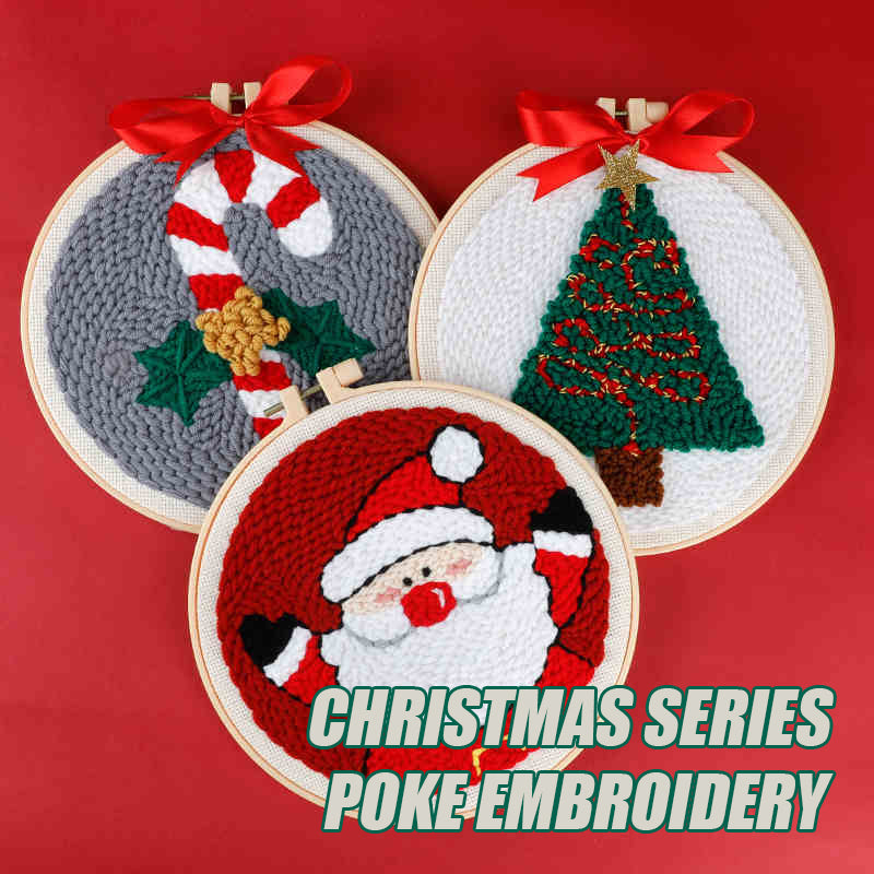 Christmas Series Poke Embroidery