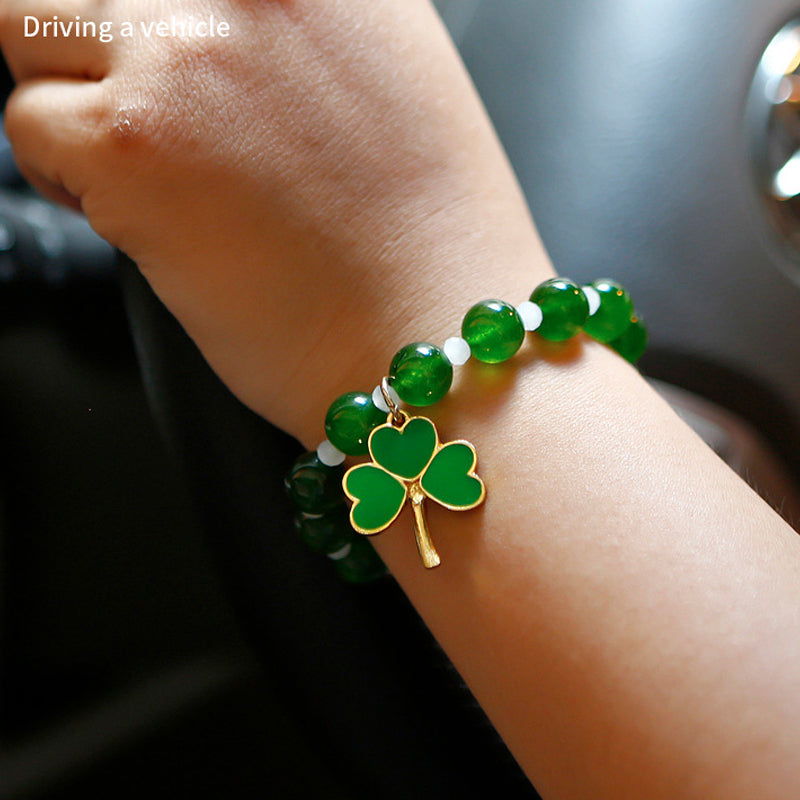 St. Patrick's Day Shamrock Bracelet