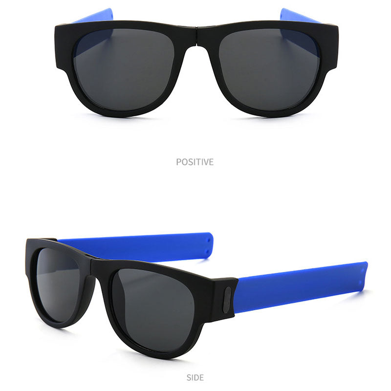 Folding Sunglasses with Slap Bracelet