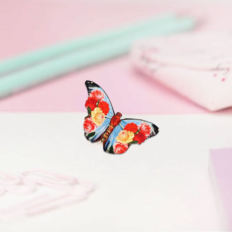 🦋Wooden Butterfly Brooch