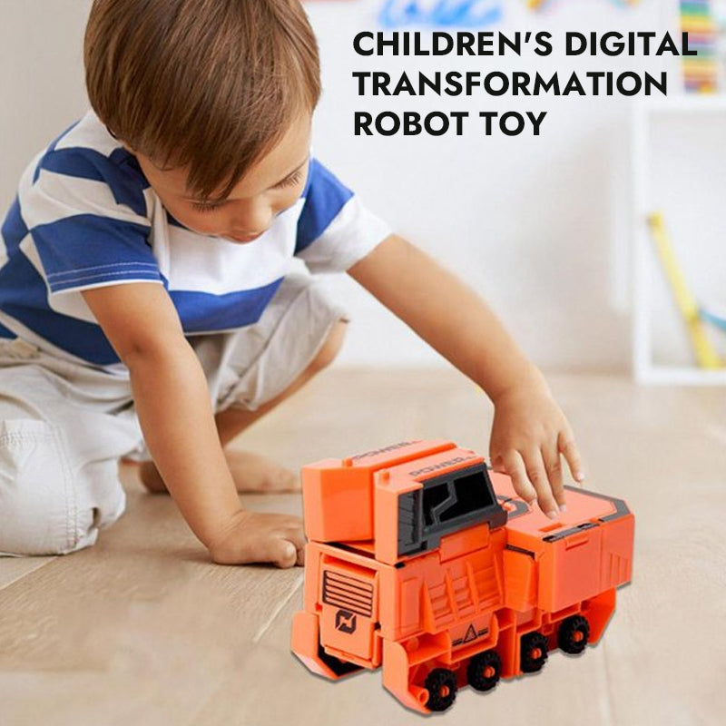 Children's Digital Transformation Robot Toy