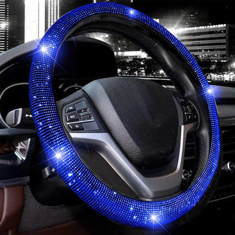 Rhinestone Steering Wheel Cover