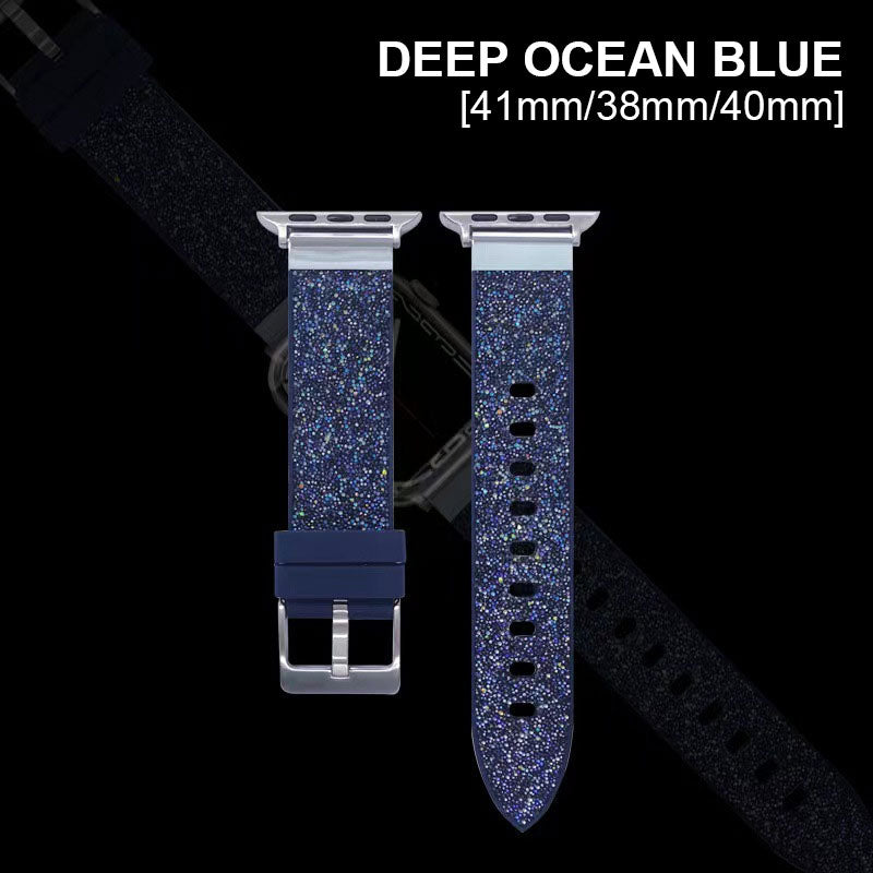 Star Diamond Silicone Watch Strap