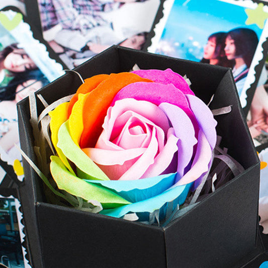 DIY Explosion Gift Box for Handmade Photo Album