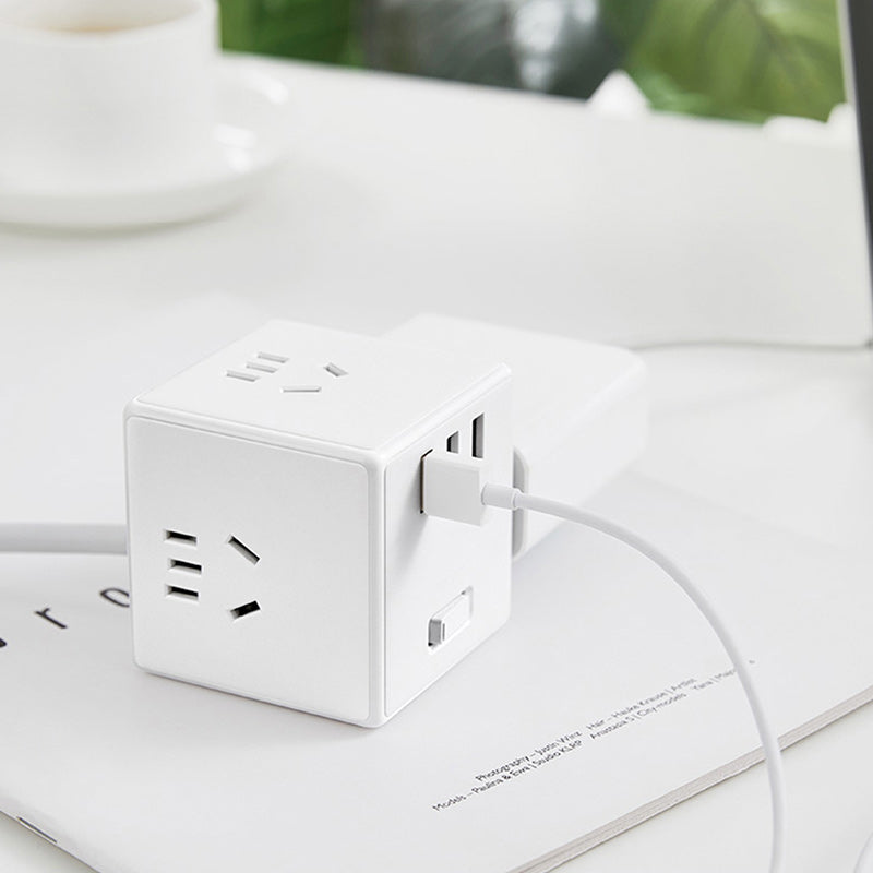 Portable Magic Cube Converter USB Travel Chargers Adapte