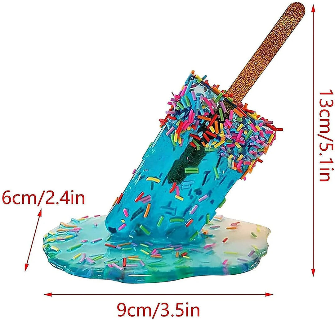 Melting Ice Cream Resin Ornaments