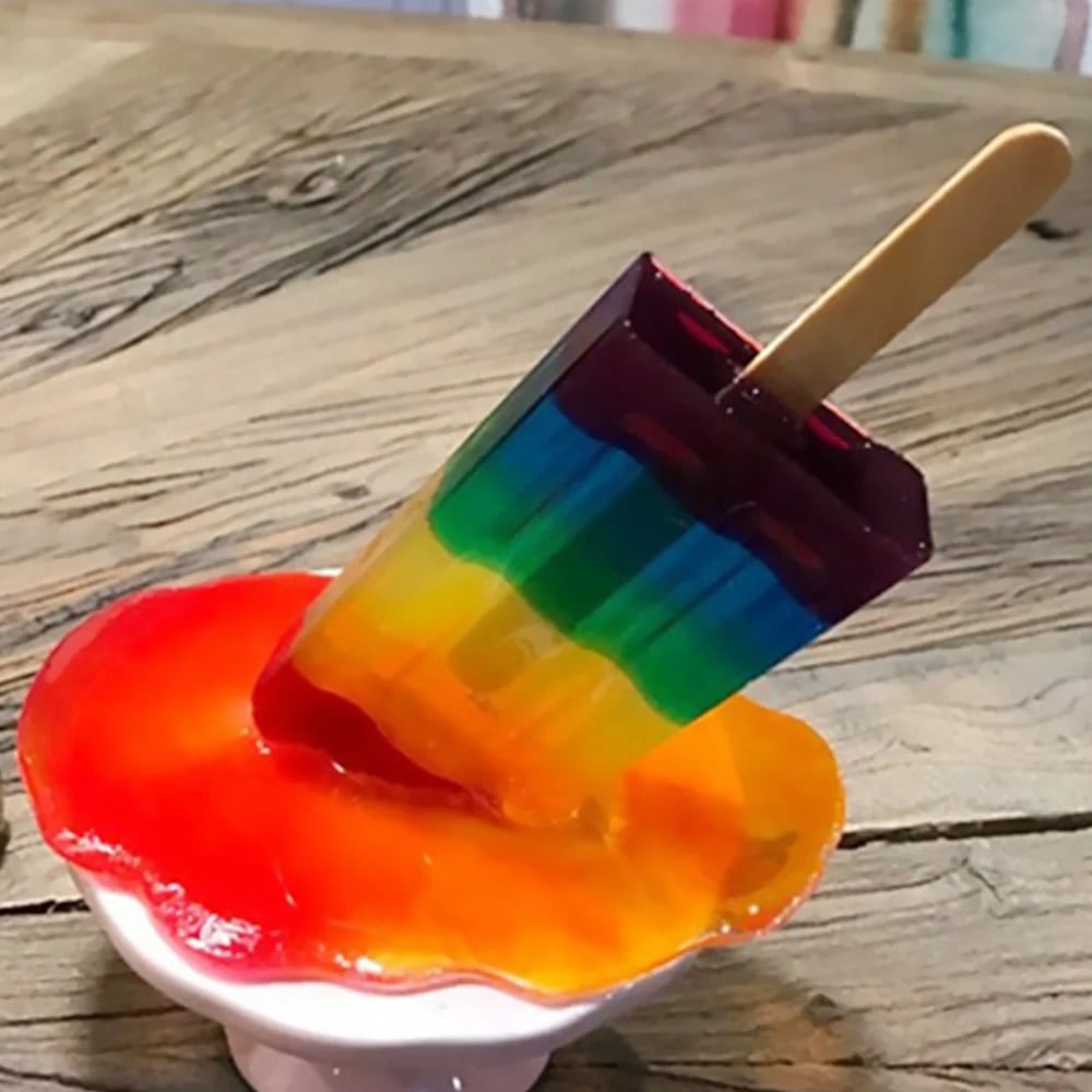 Melting Ice Cream Resin Ornaments