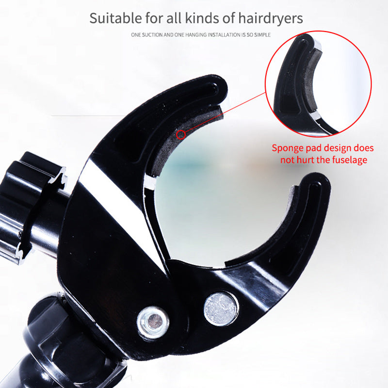 Bathroom Punch-free Hair Dryer Bracket Suction Cup Type