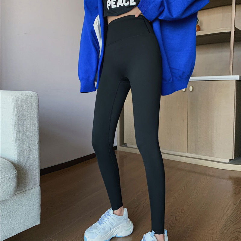 High Waist Abdominal Hip Raise Yoga Leggings