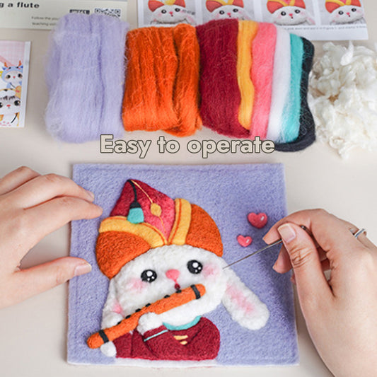 DIY Famous Painting Wool Felt