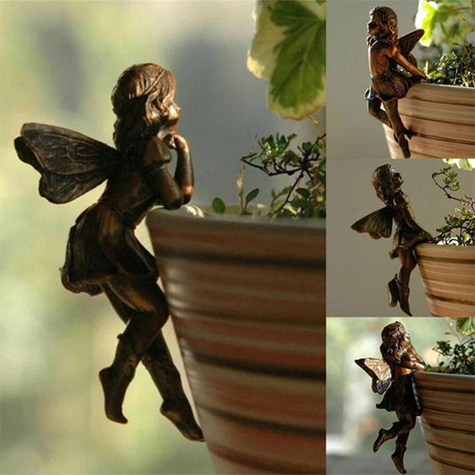 Flower Fairy Potted Pendant Home