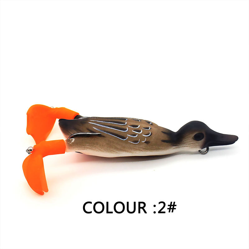 Double Propeller Duckling Soft Bionic Bait