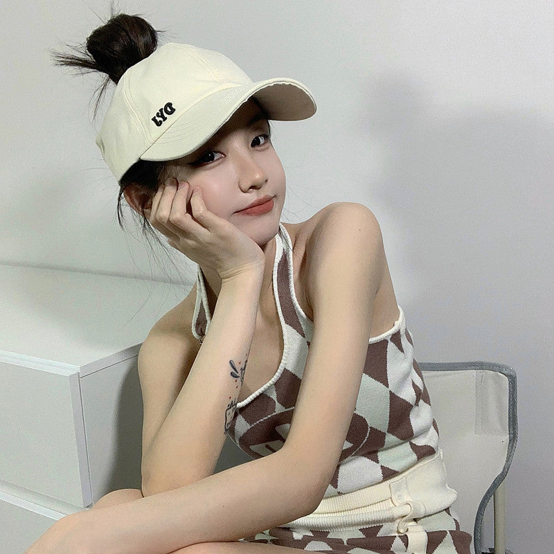 Tie-in Ponytail Baseball Cap