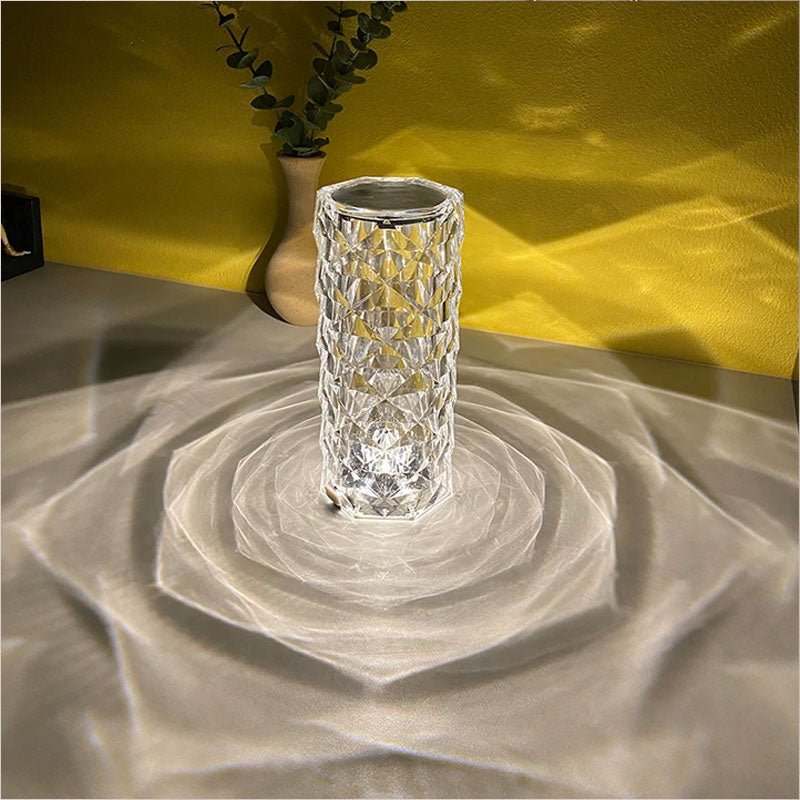 Crystal Rose Changing Led Lamp