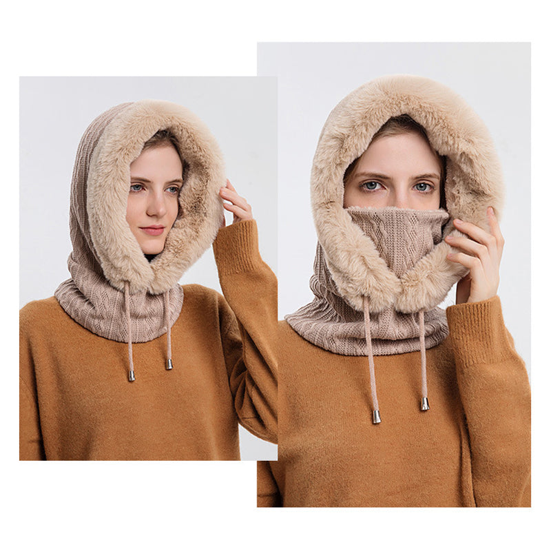 Warm Fashion Scarf Hoodie