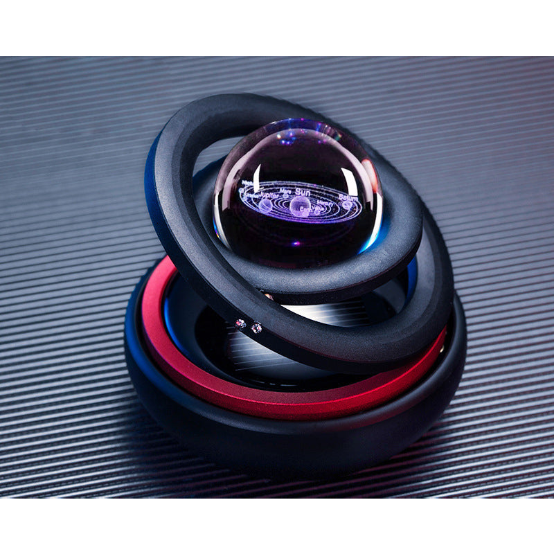 🌟Galaxy Rotating Solar Energy Car Air Freshener