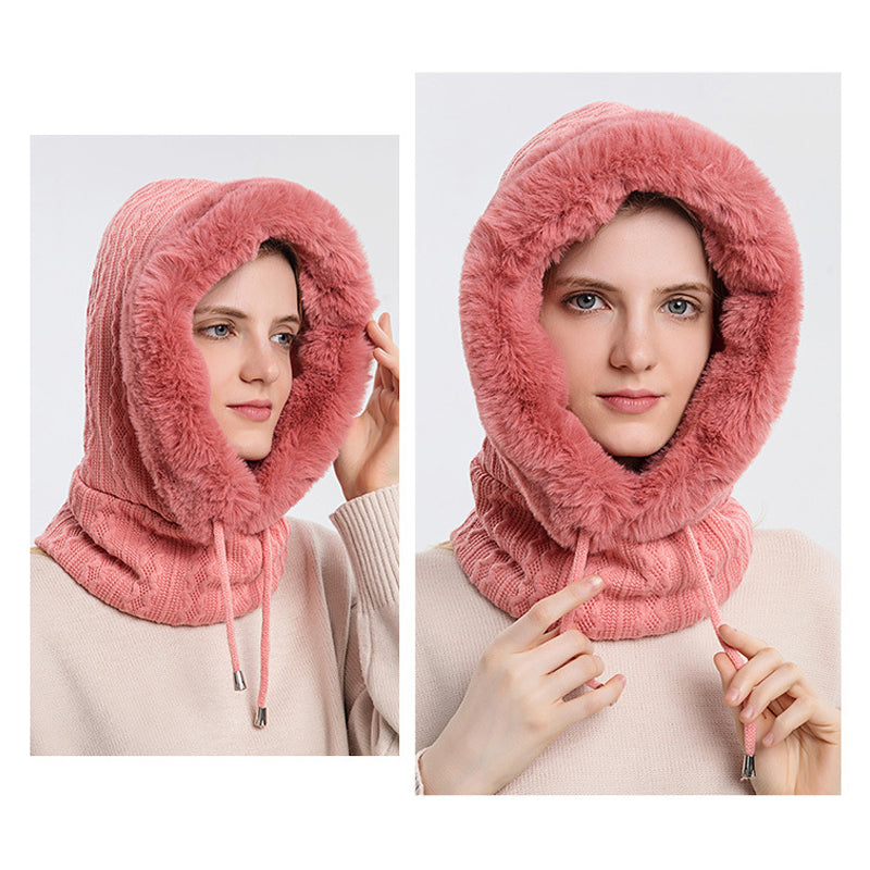 Warm Fashion Scarf Hoodie