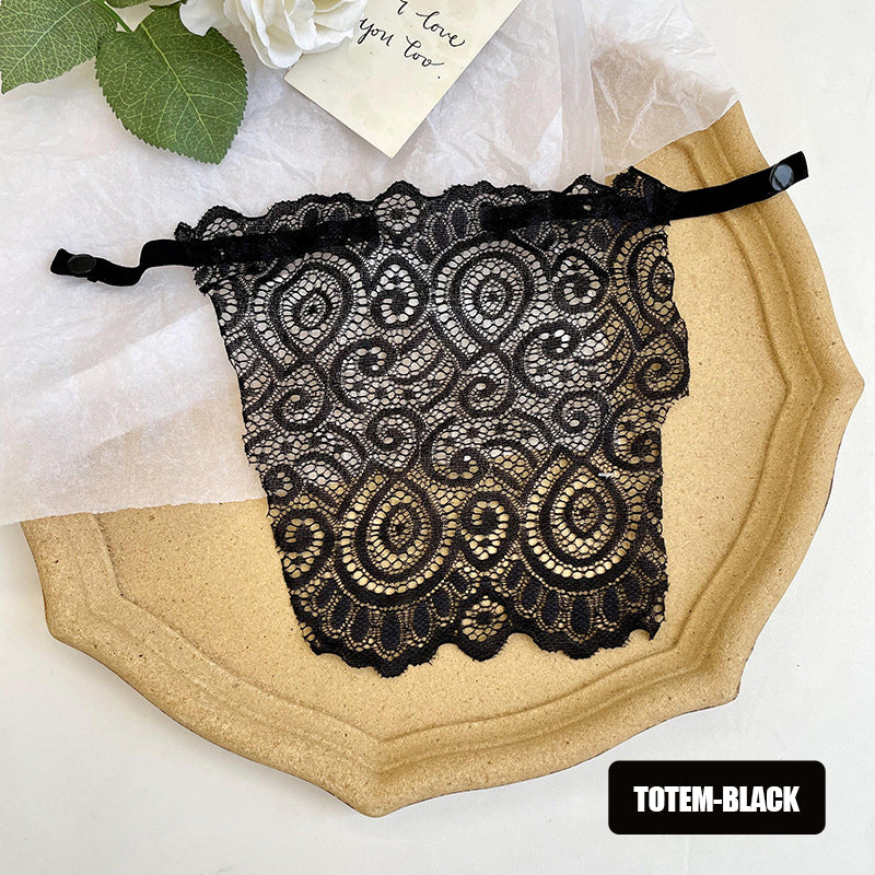 Spring Summer False Collar Lace Bandeau False Collar