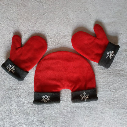 Polar Fleece Double Layer Hand Gloves