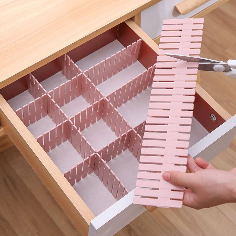 4 Pcs Grid Drawer Divider