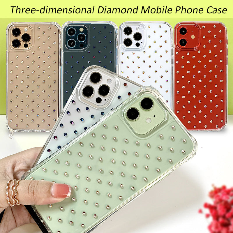 Three-dimensional Diamond Mobile Phone Case