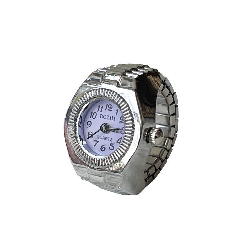 Alloy Case Ring Watch