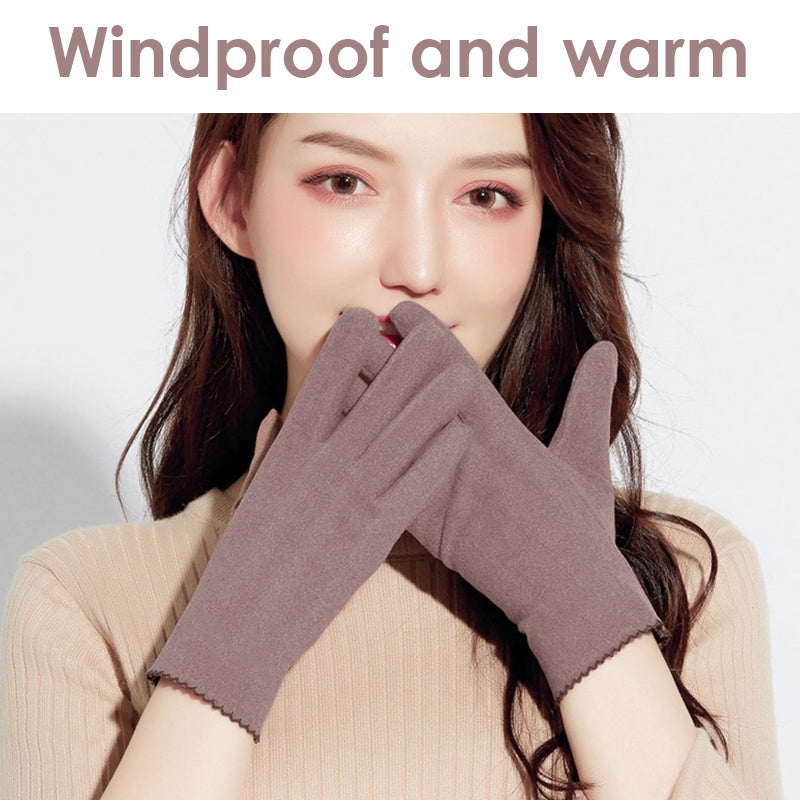 Ladies Outdoor Warm Gloves